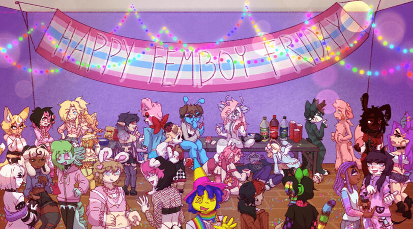 ArtFight 2025, 26 members. Simple render, moderate background.