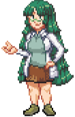 Professor Evergreen. Opening talk sprite.